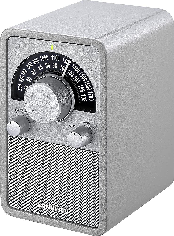 SANGEAN راديو طاولة خشبي Sangean WR-15SR AM/FM (فضي) - Image 2